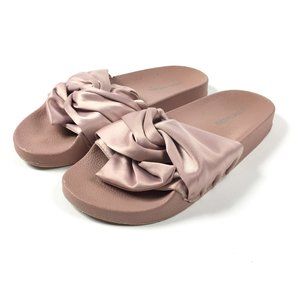 Steve Madden Womens Pink Slate Slides Sandals